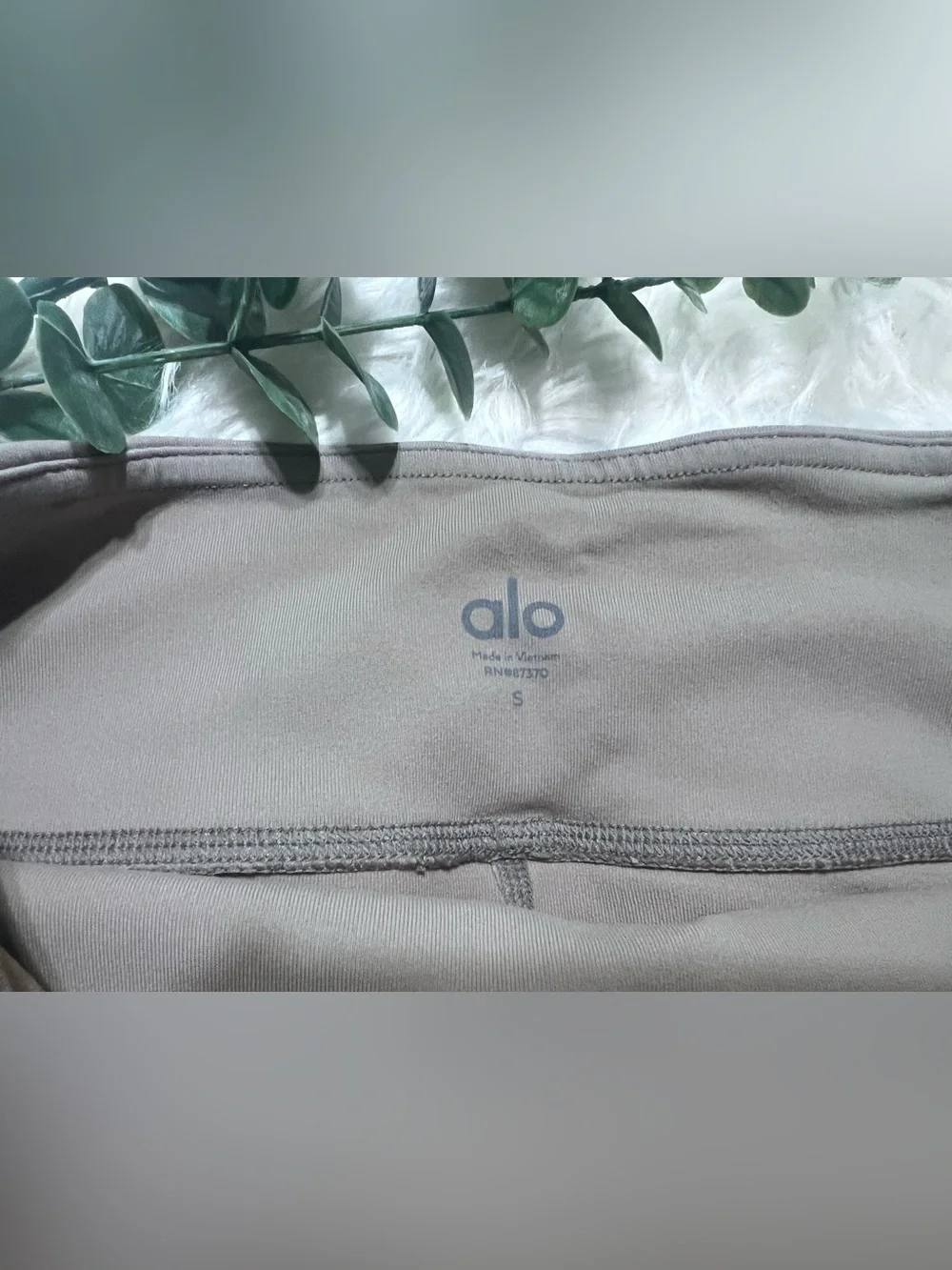 ALO Yoga Ribbed Panel   High Waist Moto Legging